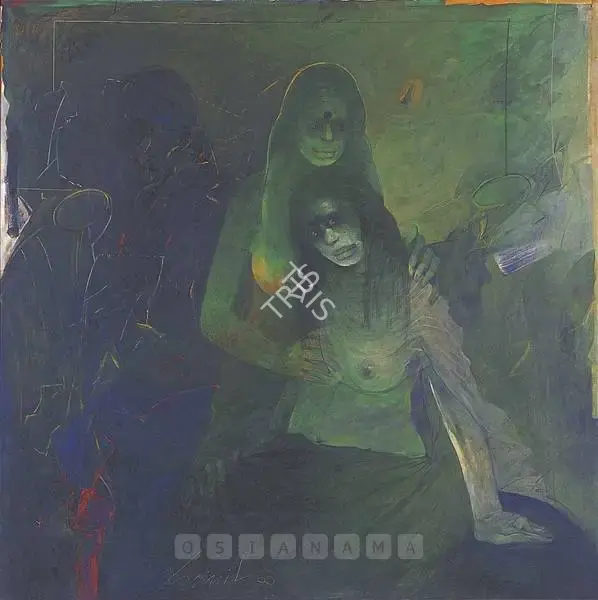 Das, Sunil (Artist). Untitled, 1999 | Painting, Os.Mum/09.09.06, 2006 · Osian's
