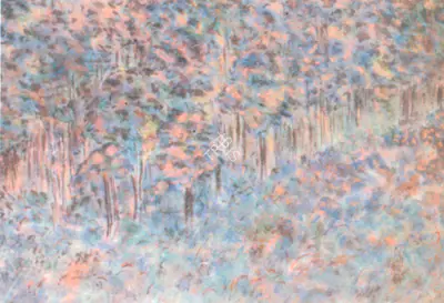 Abanindranath Tagore (Artist), Trees, Painting