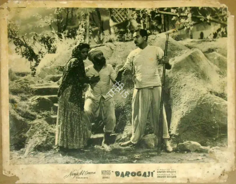 Prakash Malhotra (Cinematographer), Darogaji, 1949, Lobby Card