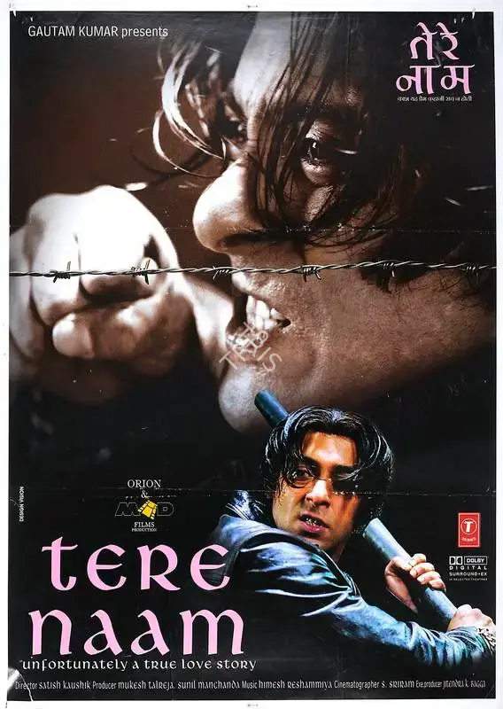 Sunil Manchanda (Producer), Tere Naam, 2003, Full Sheet Poster