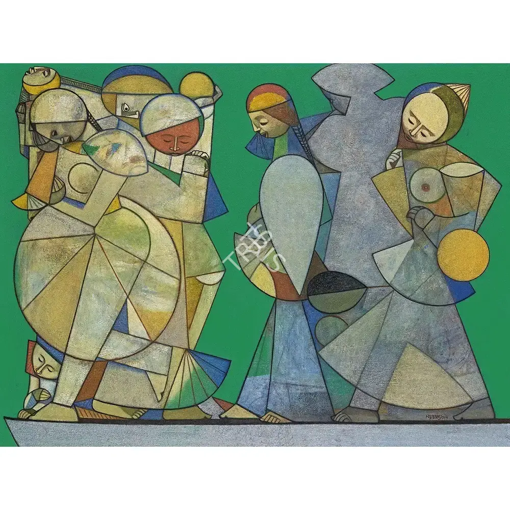 Neeraj Goswami (Artist), Chorus, 2014, Painting