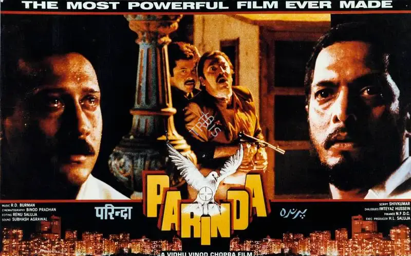 Binod Pradhan (Cinematographer), Parinda, 1989, Lobby Card