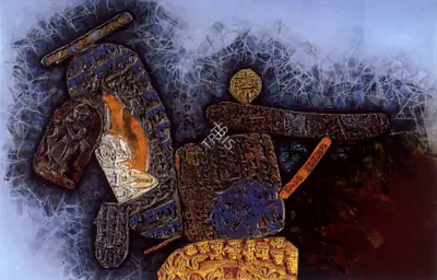 Dave, Shanti (Artist). Untitled, n.d. | Painting, Ch.Lon/05.10.99