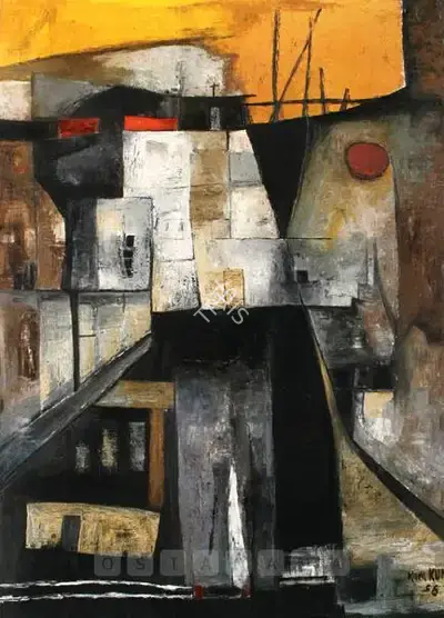Ramkumar (Artist), Untitled, 1958, Painting
