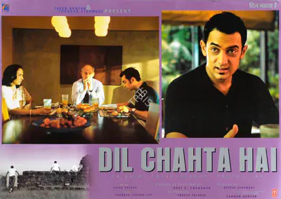 Farhan Akhtar (Producer), Dil Chahta Hai, 2001, Lobby Card