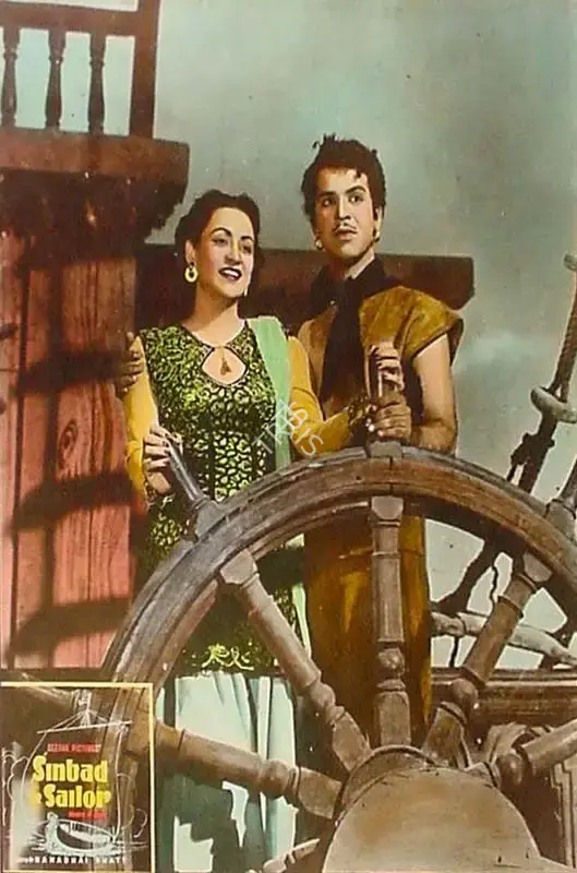 Nanabhai Bhatt (Director), Sinbad Jahaaji, 1952, Lobby Card