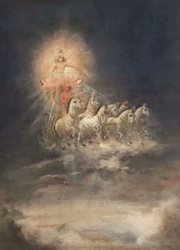 A.H. Muller (Artist), Surya, 1930, Painting