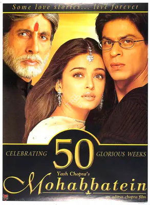 Chopra, Yash (Producer), Mohabbatein, 2000 | Full Sheet Poster | CinemaEducation | 00768920