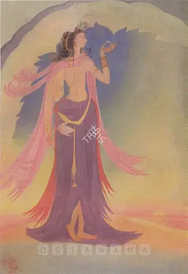 M.A.R. Chughtai (Artist), Untitled, 1902, Painting