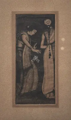 Ramendranath Chakravorty (Artist), Untitled (Women), 1938, Graphic Art