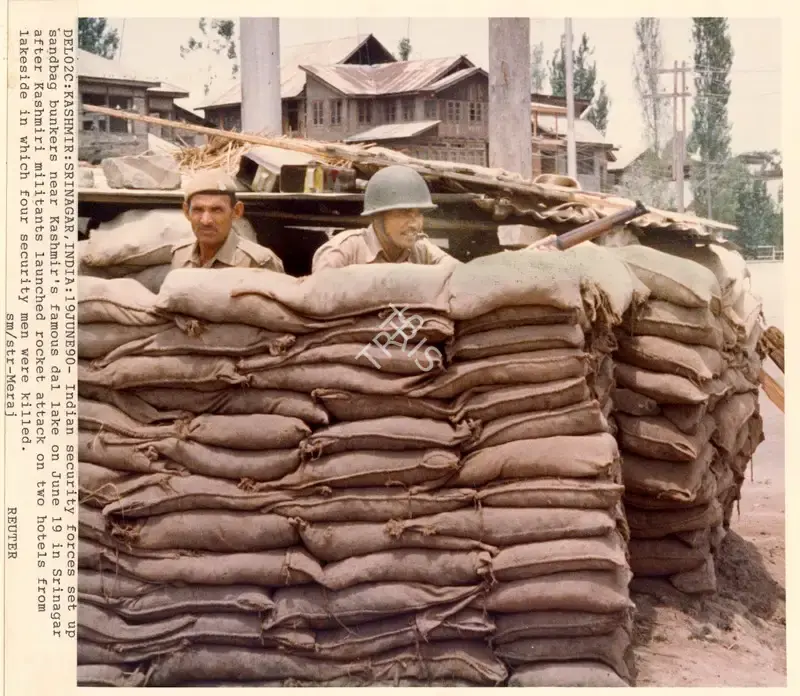 Meraj (Photographer), Del02C: Kashmir: Srinagar, India: 19June90, 1990, Contemporary Photograph