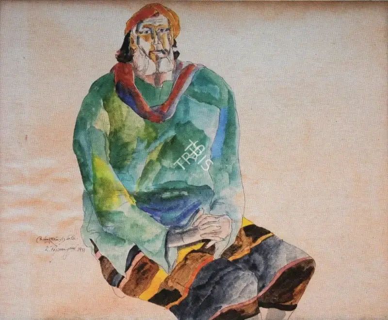 Babu Xavier (Artist), Awakening, 1987, Painting