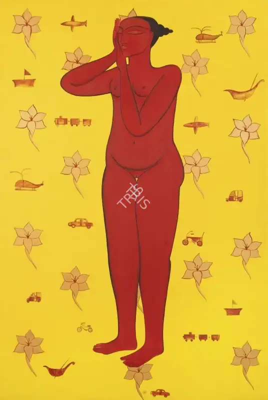 Rodwittiya, Rekha (Artist). Time Zones: Home & Away, 1999 | Painting, AG.Mum/30.09.25, 2025 · Asta Guru