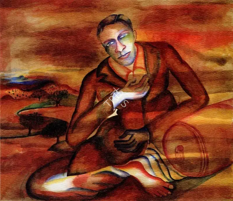 Bhupen P. Khakhar (Artist), Kashinath, 1997, Painting