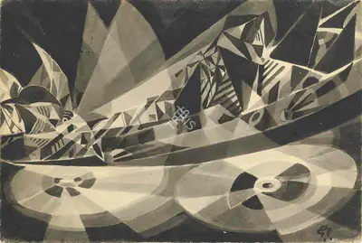 Tagore, Gaganendranath (Artist). Movement, c.1920s | Painting, 2018 · Christie's