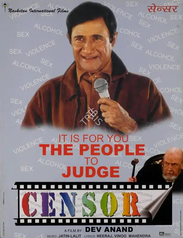 Dev Anand (Producer), Censor, 2001, Lobby Card