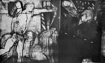 Mauricid Lasansky (Artist), Sagittarius, 1955, Graphic Art
