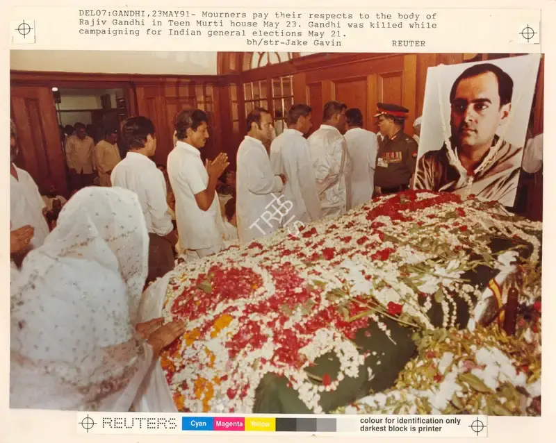 Jake Gavin (Photographer), Del07: Gandhi, 23May91, 1991, Contemporary Photograph