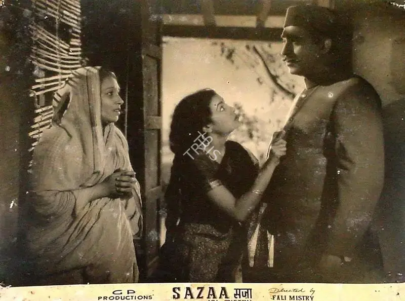 G.P. Sippy (Producer), Sazaa, 1951, Lobby Card