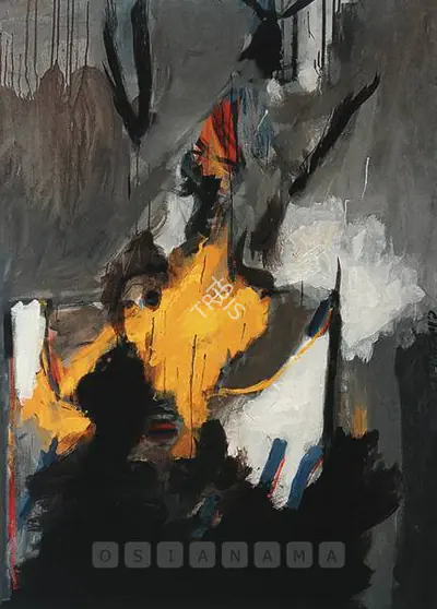 Chittrovanu Mazumdar (Artist), Woman, Painting