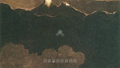 Gaganendranath Tagore (Artist), Snow Capped Mountains, Painting