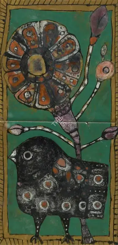 Badri Narayan (Artist), Untitled, 1955, Painting