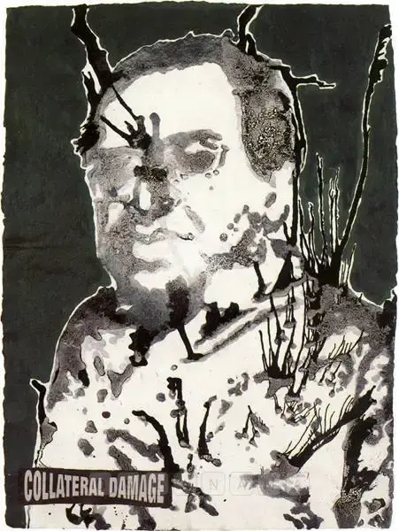 Jitish Kallat (Artist), Collateral Damage, 2003, Painting