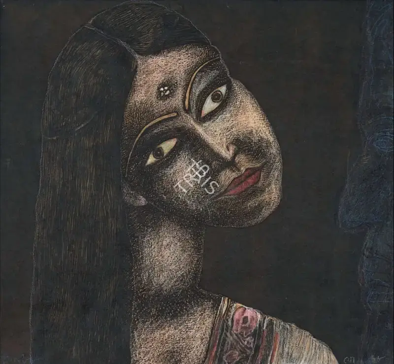 Jogen Chowdhury (Artist), Untitled, 1988, Painting