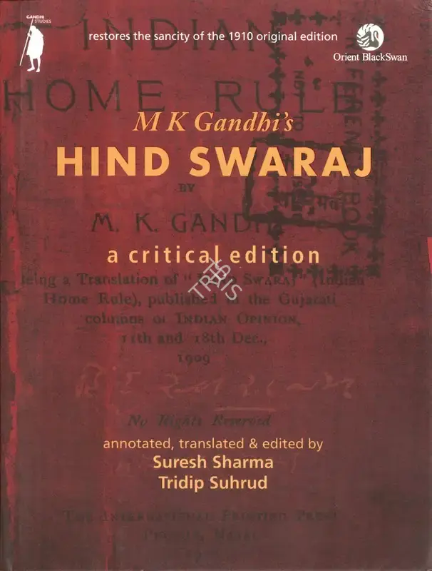 Suresh Sharma (Editor), M. K. Gandhi's Hind Swaraj, 2019, Edited Book