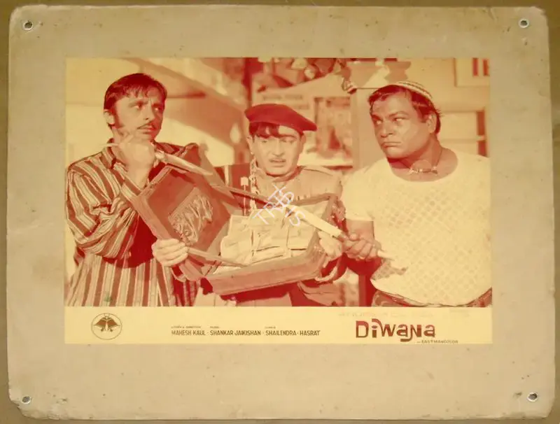 Tyagraj Pendharkar (Cinematographer), Diwana, 1967, Lobby Card