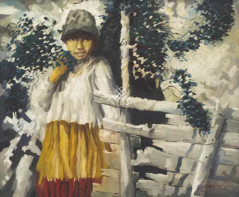Das, Sunil (Artist). Untitled, 1960 | Painting, Sa.Onl/02.04.26, 2026 · Saffronart