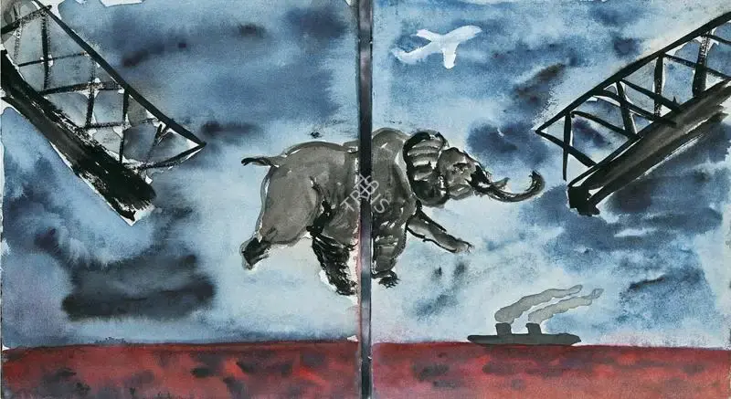 Fiona Hall (Artist), The Water Book, 1997, Painting