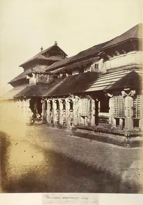 William Henry Pigou (Photographer), Hurpunhully. A Temple, 1857, Antiquarian Photograph