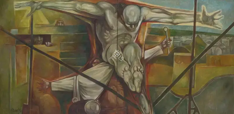 Bijon Choudhury (Artist), Untitled, 1998, Painting