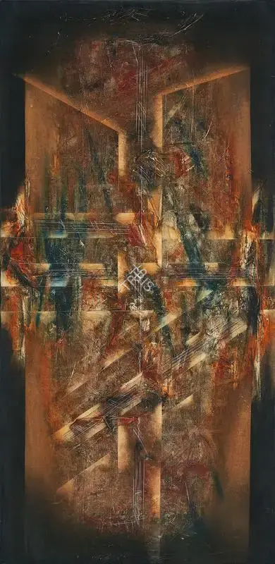 Anwar Khan (Artist), Untitled, 1995, Painting