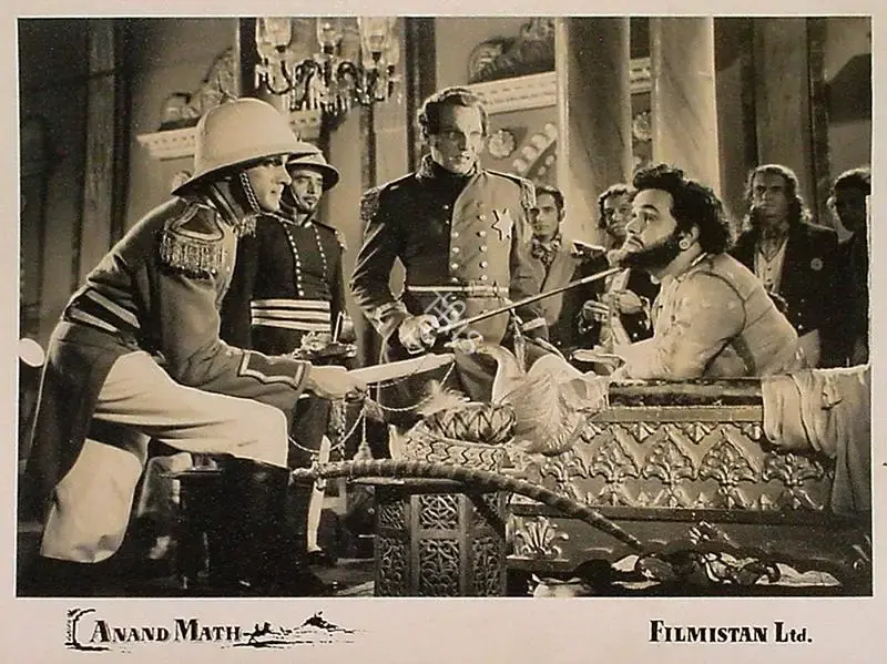 Dronacharya (Cinematographer), Anand Math, 1952, Lobby Card