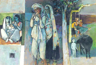 Arup Das (Artist), Untitled, Painting