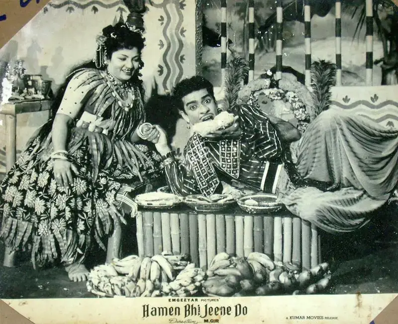 M.G. Ramachandran (Director), Hamen Bhi Jeene Do, 1962, Lobby Card