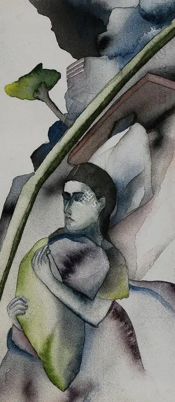 Anju Dodiya (Artist), Untitled, 1990, Painting