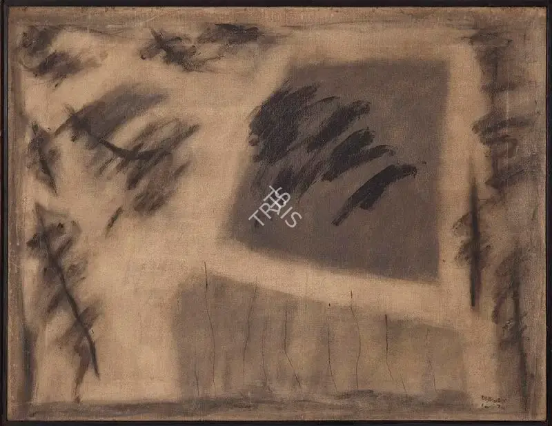 Rajendra Dhawan (Artist), Untitled (Abstract), 1971, Painting