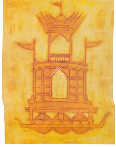 Lalu Prasad Shaw (Artist), Untitled, Painting