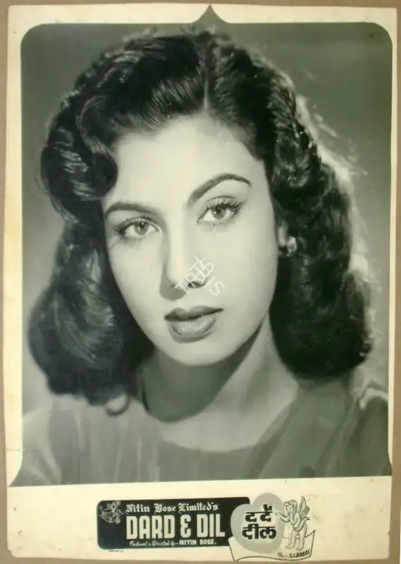 Nitin Bose (Director), Dard E Dil, 1953, Lobby Card