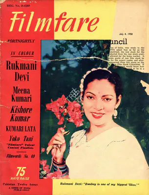 C.R. Mandy (Editor), Filmfare, 1958, Magazine