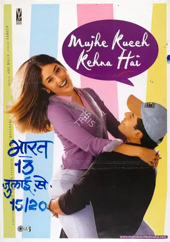 Vashu Bhagnani (Producer), Mujhe Kuch Kehna Hai, 2001, Full Sheet Poster