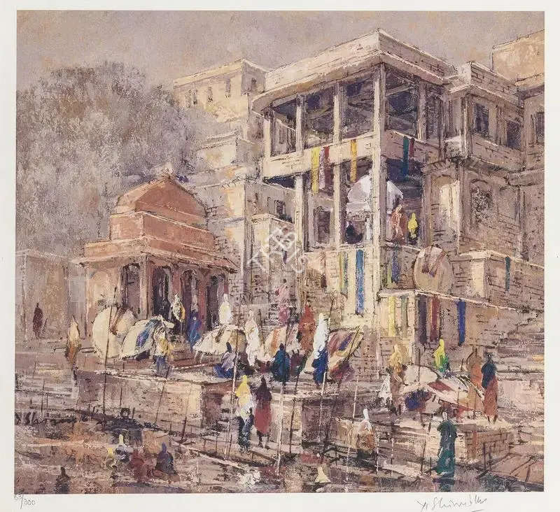 Yashwant Shirwadhkar (Artist), Banaras-I, Graphic Art