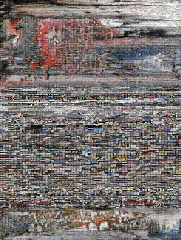 Rashid Rana (Artist), Language 4, 2012, Print