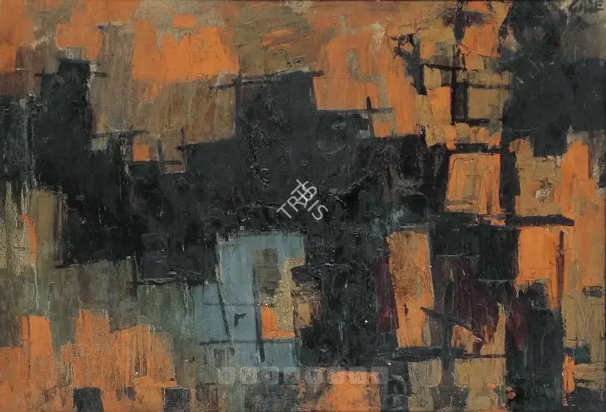 H.A. Gade (Artist), Untitled, 1959, Painting