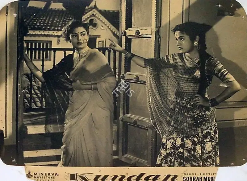 Sohrab Modi (Producer), Kundan, 1955, Lobby Card