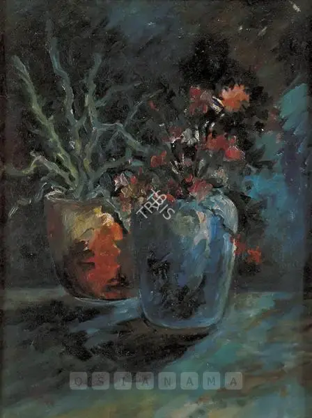 N.S. Bendre (Artist), Still Life, 1944, Painting
