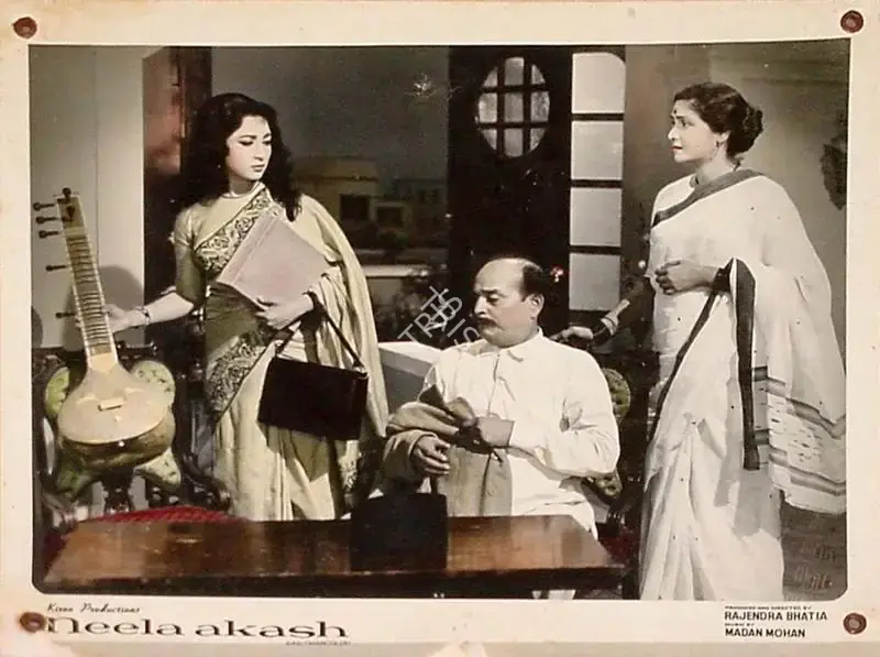Rajendra Bhatia (Producer), Neela Akash, 1965, Lobby Card